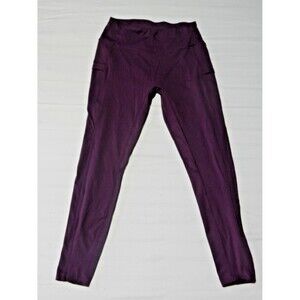 Baleaf Leggings Womens Medium Purple High Waisted w/ Pockets Athletic Yoga Pants